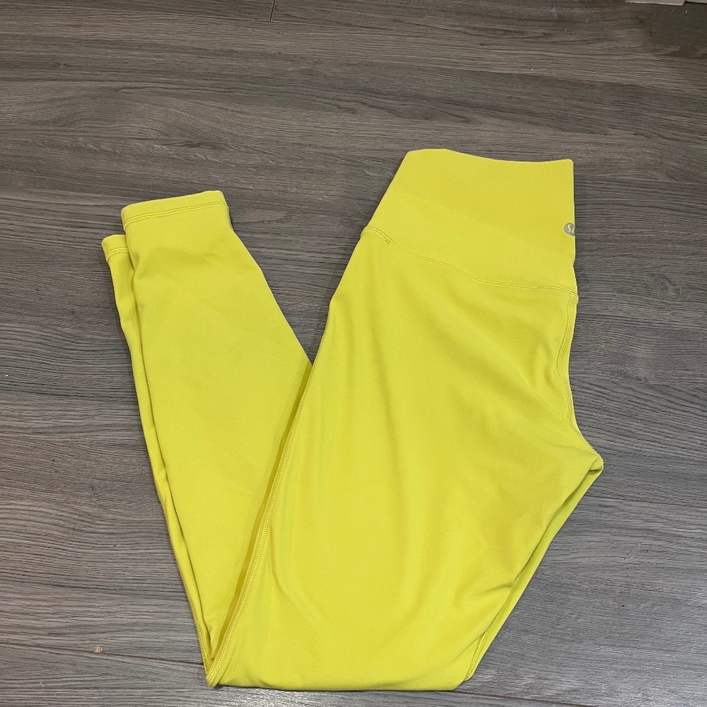 lululemon align size 8 double lined leggings comfy casual athletic